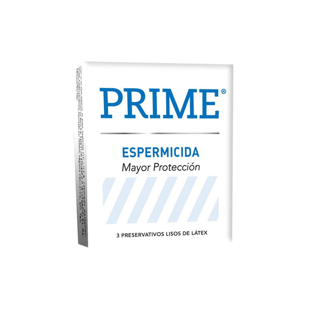 Prime Espermicida - Caja x 3 preservativos