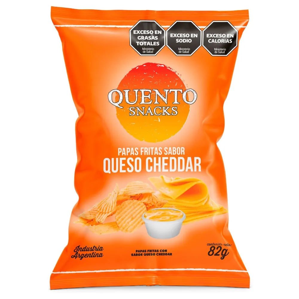 Papas Quento Cheddar - 82 gr