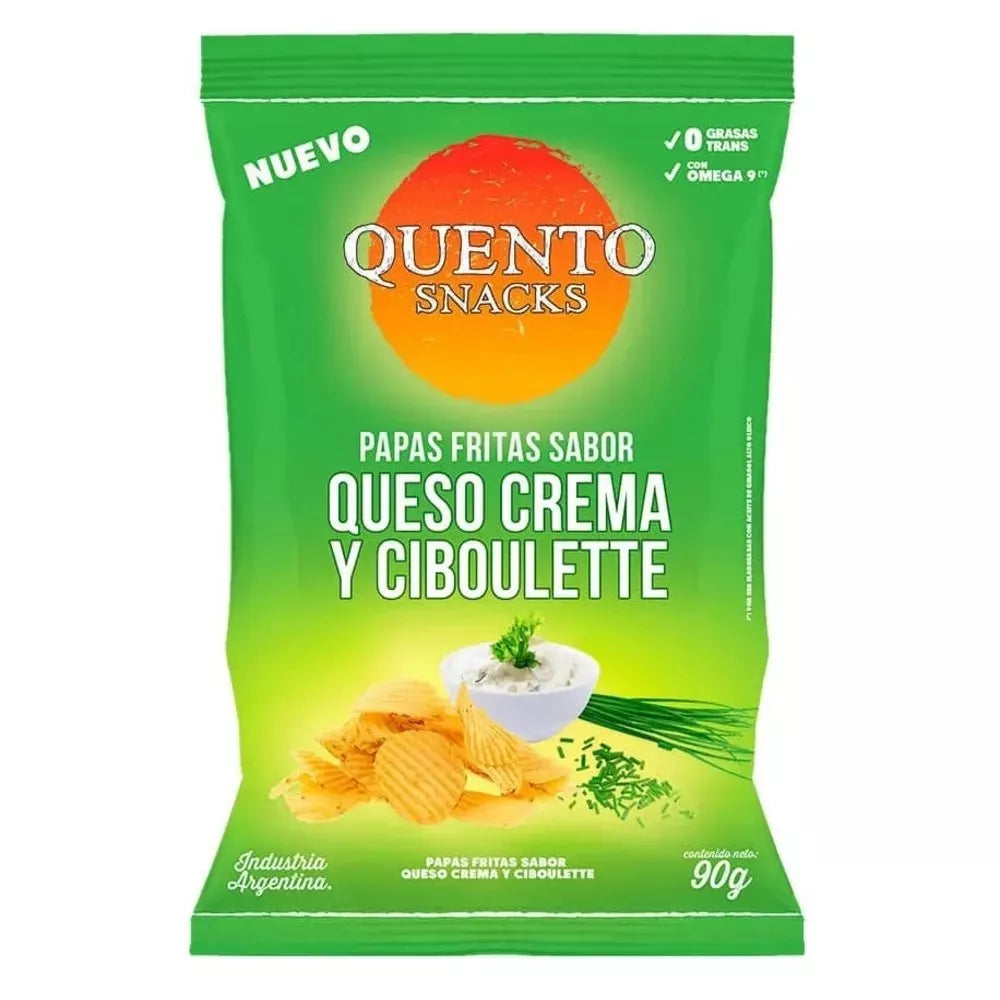 Papas Quento Crema Cibullete - 82 gr