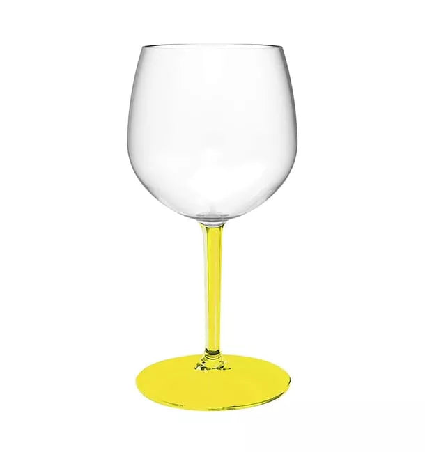 Copa Gin color Pie y Pierna Amarillo - 620 ml