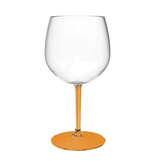 Copa Gin color Pie y Pierna Naranja - 620 ml