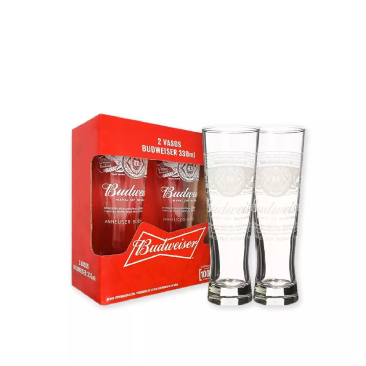 Two Pack Budweiser - 330 ml