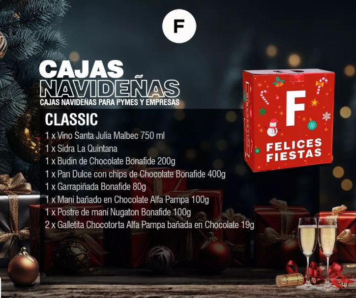 Caja Navidena Clasica (ROJA)