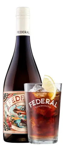 Federal Rosso Estuche (Botella + Vaso) - 750 ml