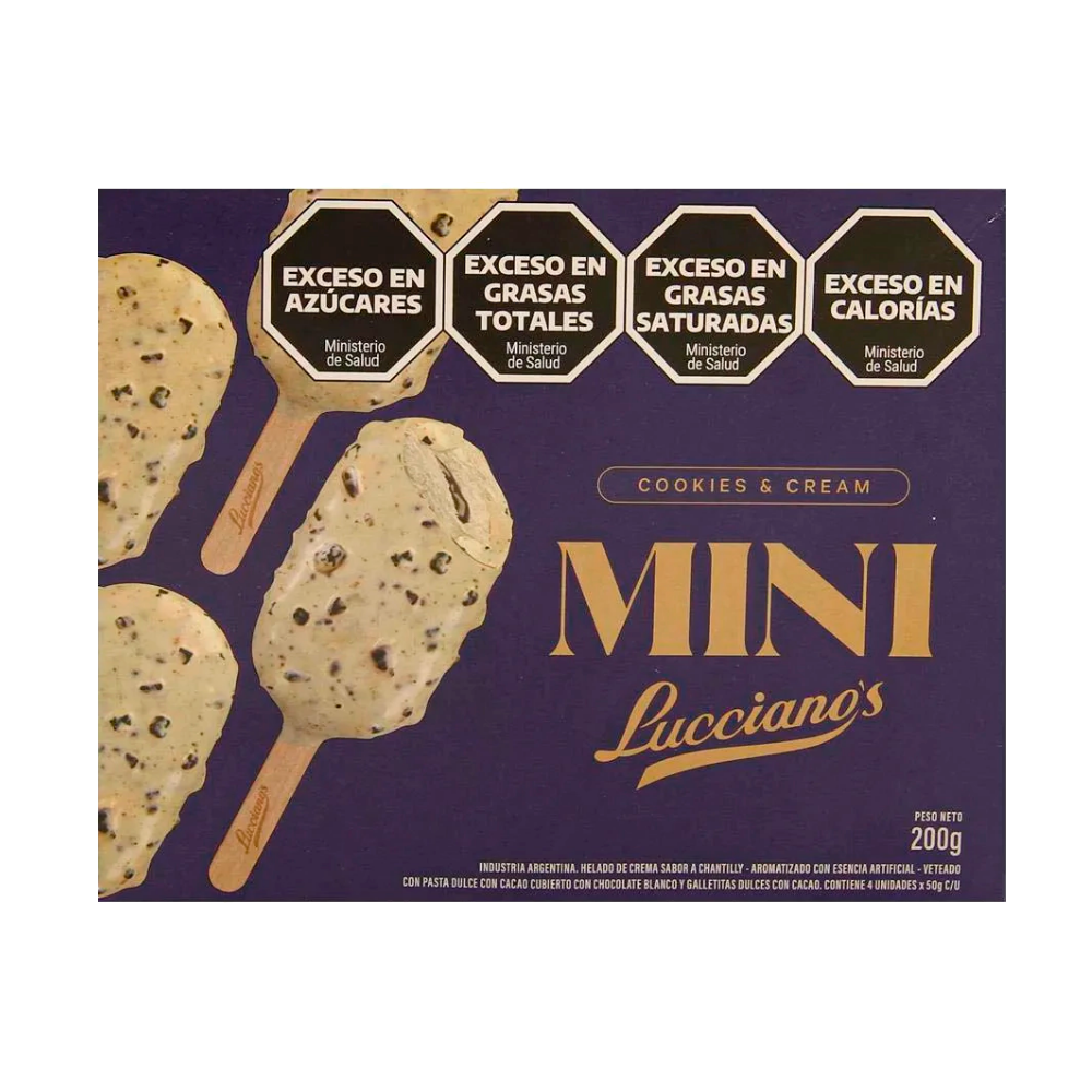 Lucciano´s Mini Cookies x 4 - 200 gr