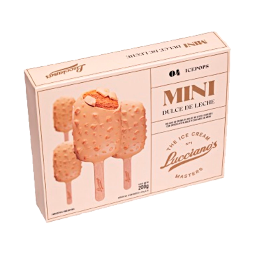 Lucciano´s Mini Dulce de Leche x 4 - 200 gr