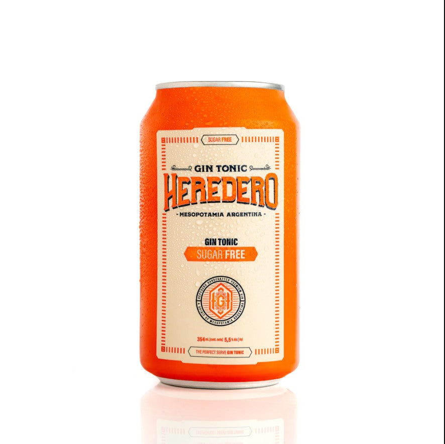Lata Mandarina Gin Heredero - 354 ml