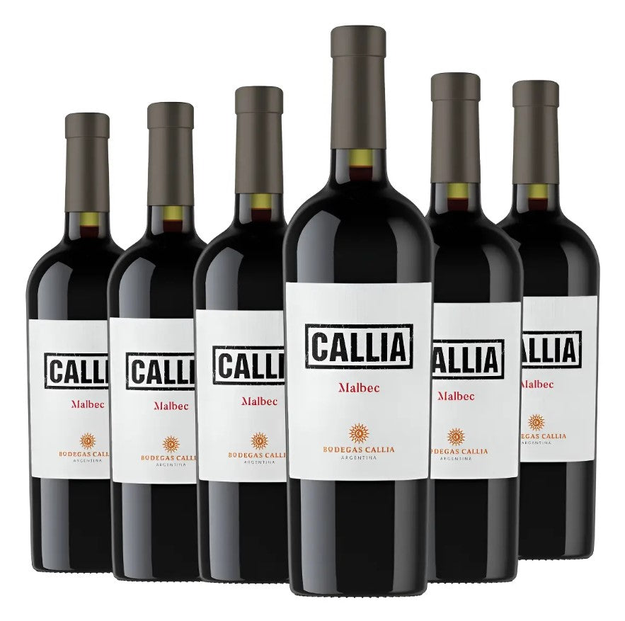 Vino Callia Malbec Tinto 750 Ml Caja X6