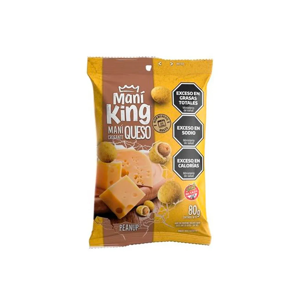Mani King Crocante Queso - 80 g