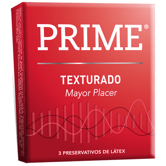 Prime Texturado -  Caja x 3 preservativos