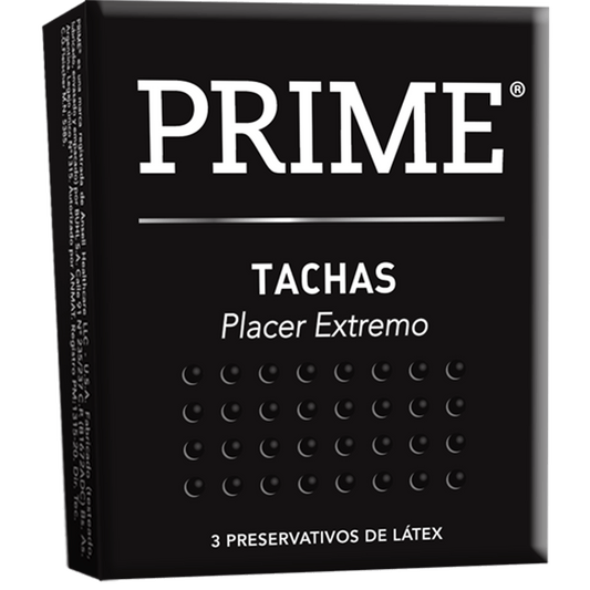 Prime Tachas -  Caja x 3 preservativos
