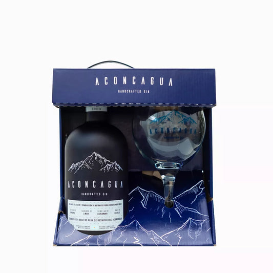 Aconcagua Gift Box: Gin 750 ml + Copón.