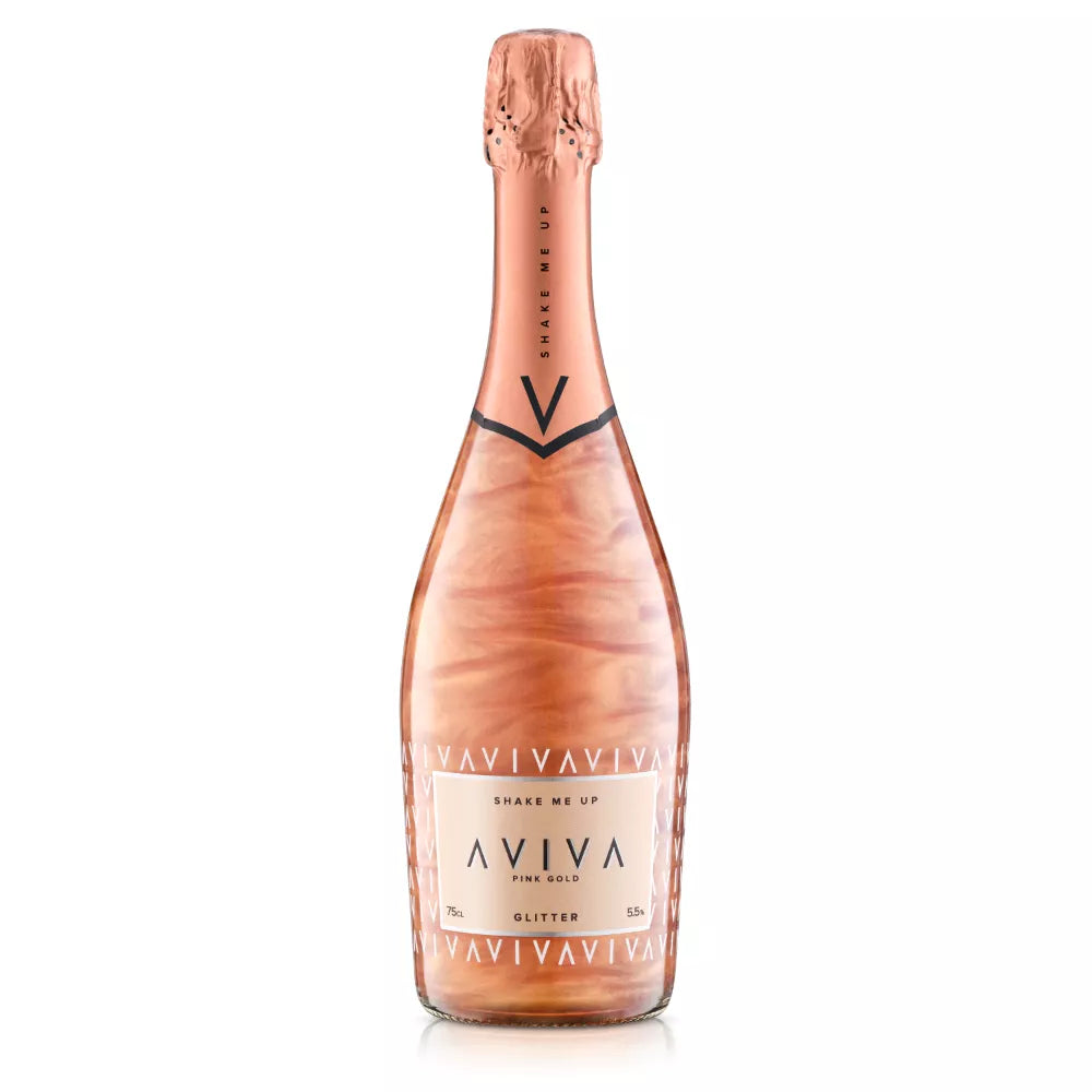 Aviva Pink Gold Glitter - 750 ml