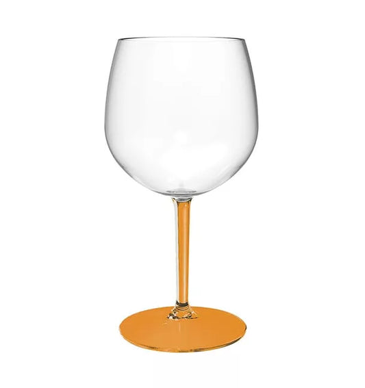 Copa Gin color Pie y Pierna Naranja - 620 ml