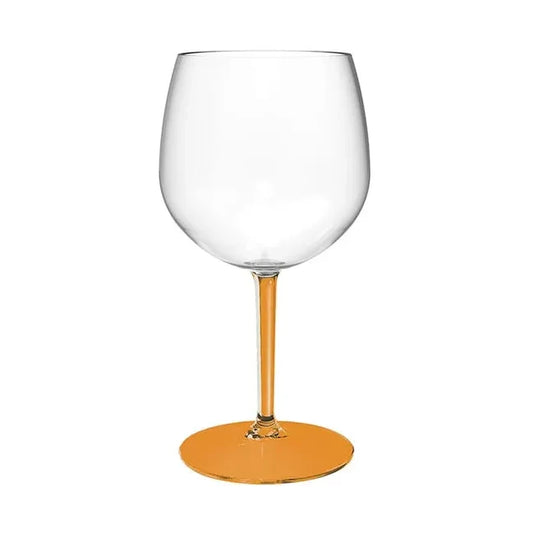 Copa Gin color Pie y Pierna Naranja - 620 ml