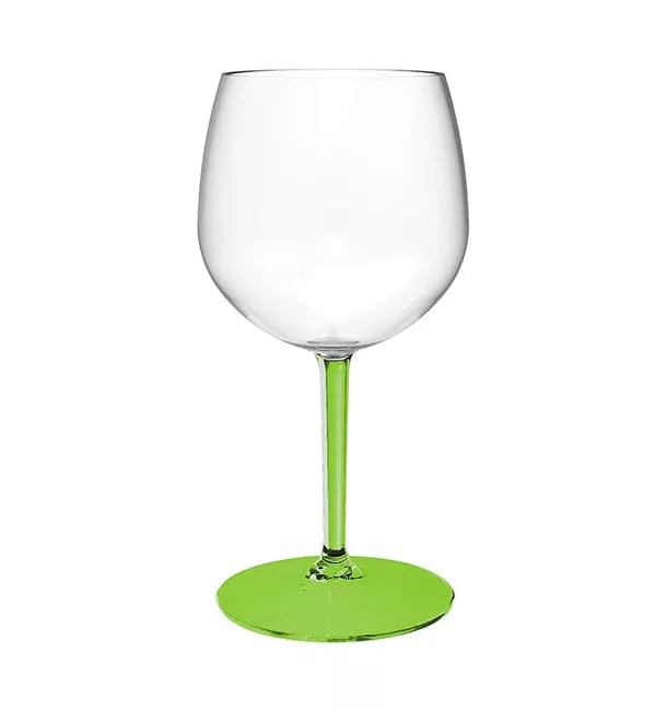Copa Gin color Pie y Pierna Verde - 620 ml