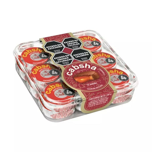 Bocadito Cabsha Caja Acrilico - 180 gr (18 Unidades)