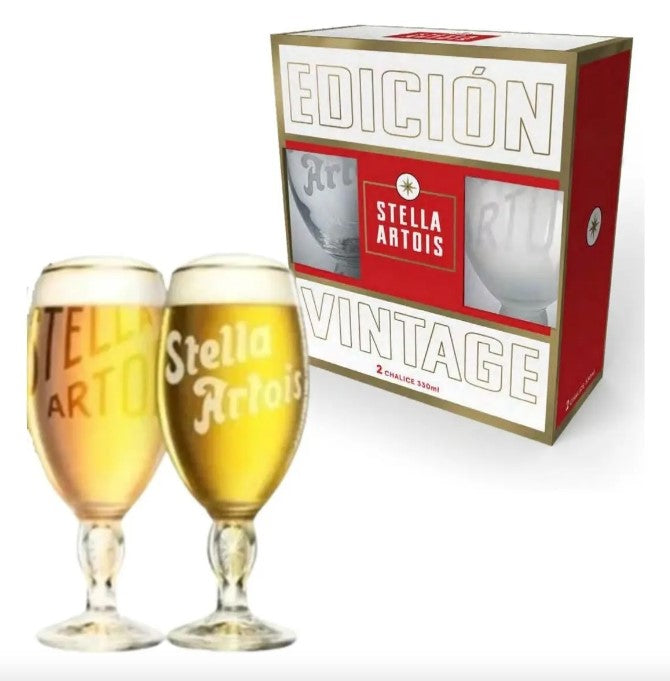 Two Pack Chalice Vintage Stella - 330 ml