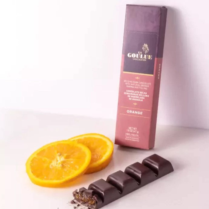 Barra de Chocolate Rellena de Mermelada de Naranja Natural - 47gr