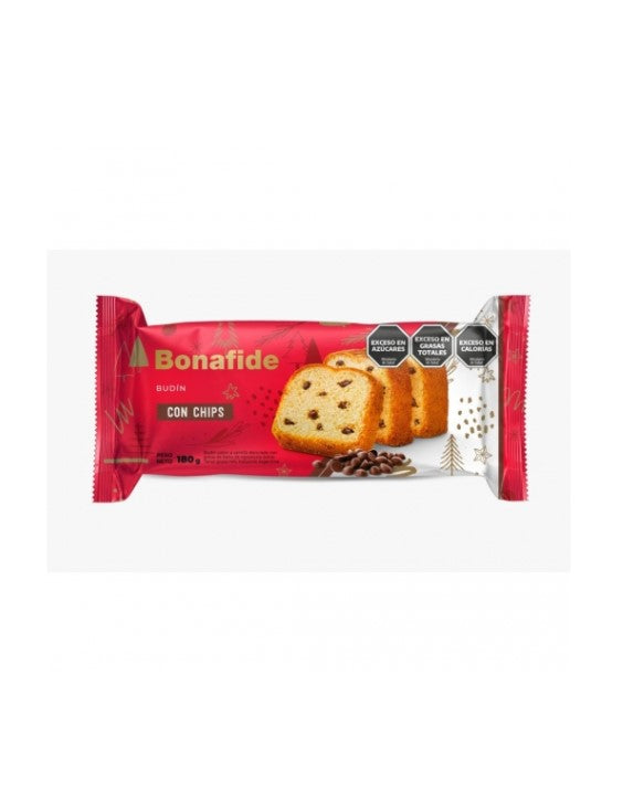 Budin Chips De Chocolate Bonafide - 200 Gr