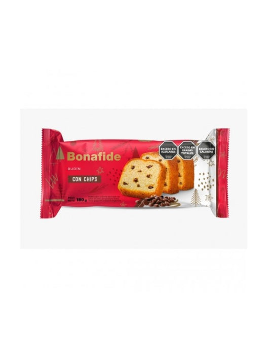 Budin Chips De Chocolate Bonafide - 200 Gr