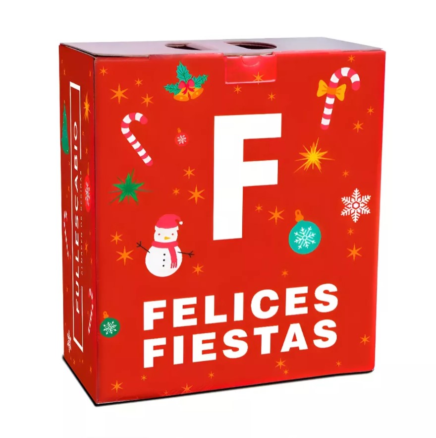 Caja Navideña XPRESS (ROJA Etiqueta Amarilla)