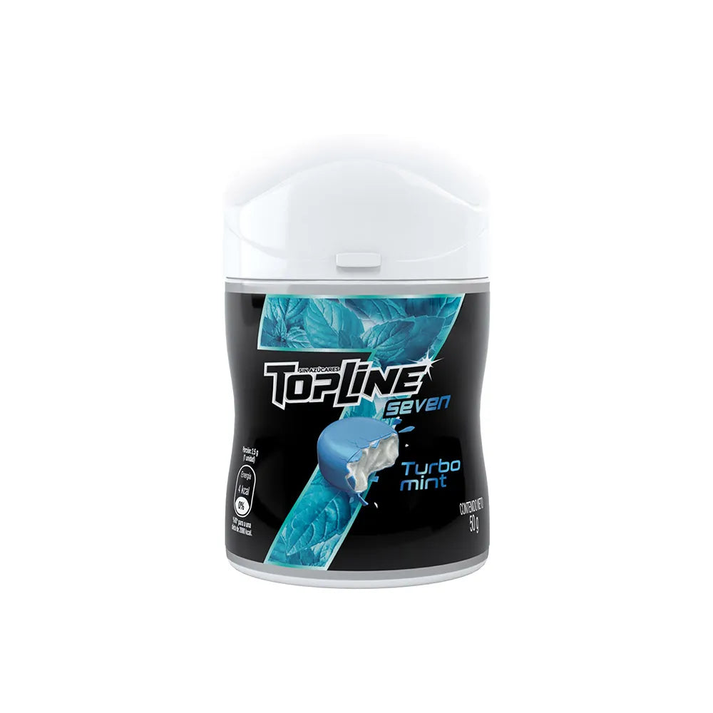 Pote Topline 7 Turbo Mint - 50 gr