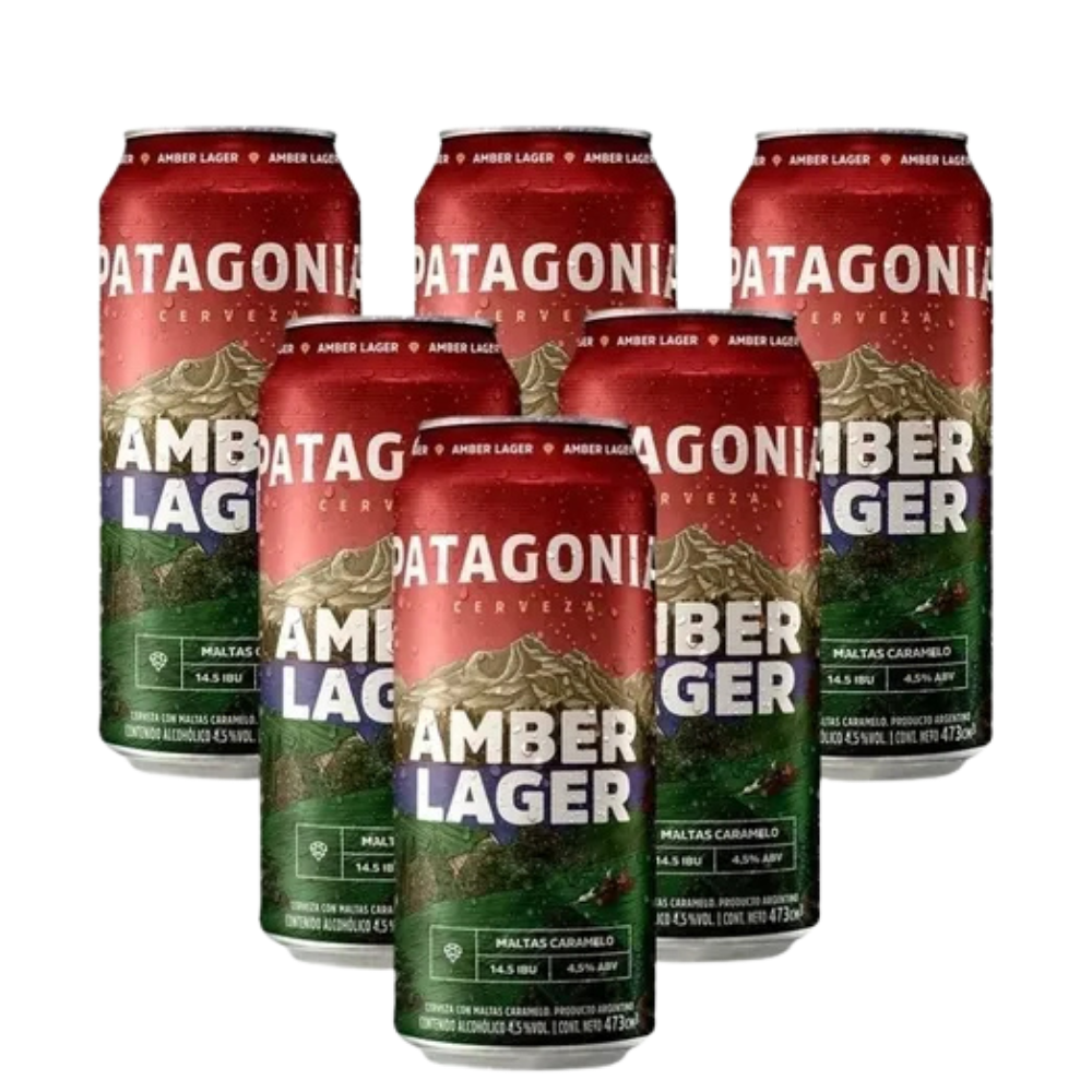 Patagonia amber lager X 6