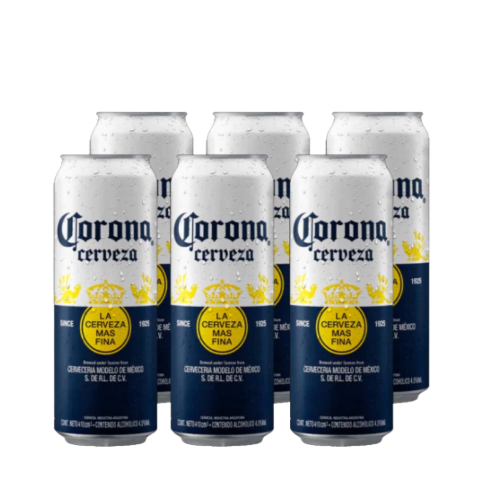 Cerveza Corona Lata 269 Ml Caja X6