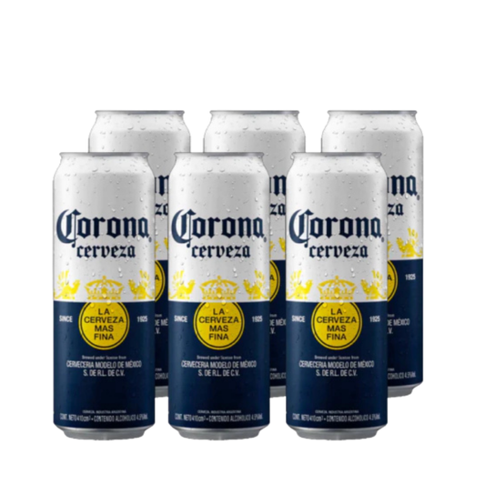 Cerveza Corona Lata 269 Ml Caja X6
