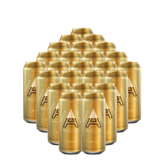 Cerveza Andes Origen Rubia Lata 473ml Pack X24