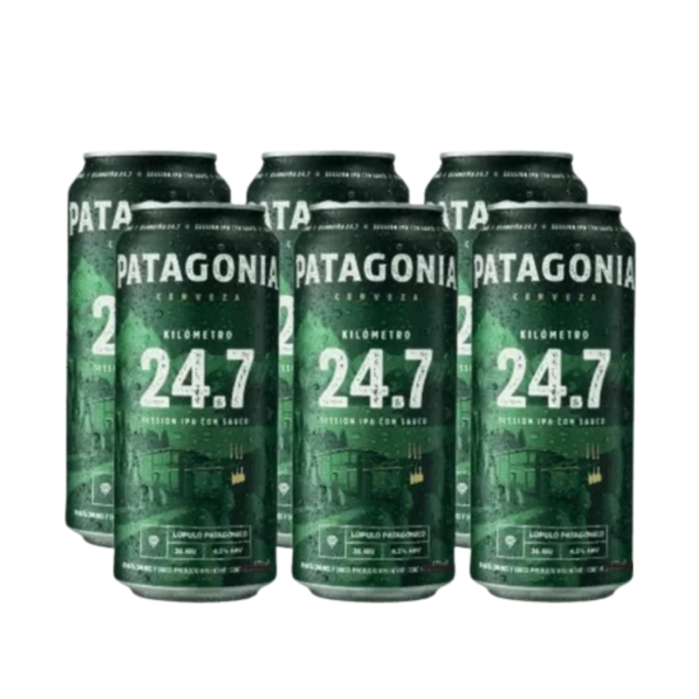 Cerveza Patagonia 24.7 Ipa Lata 410 Ml X6