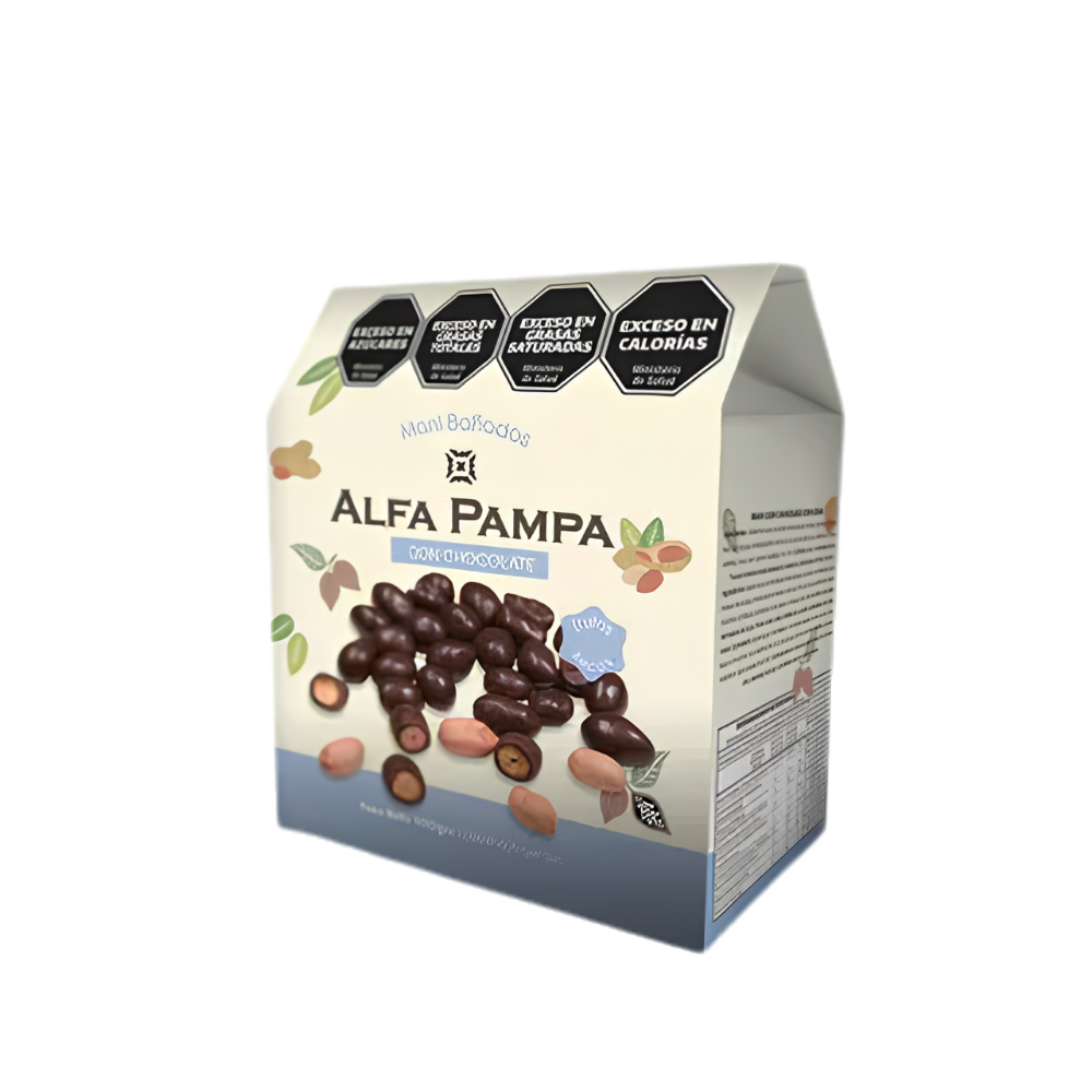 Maní Alfa Pampa Bañado con Chocolate Semiamargo - 100 grs