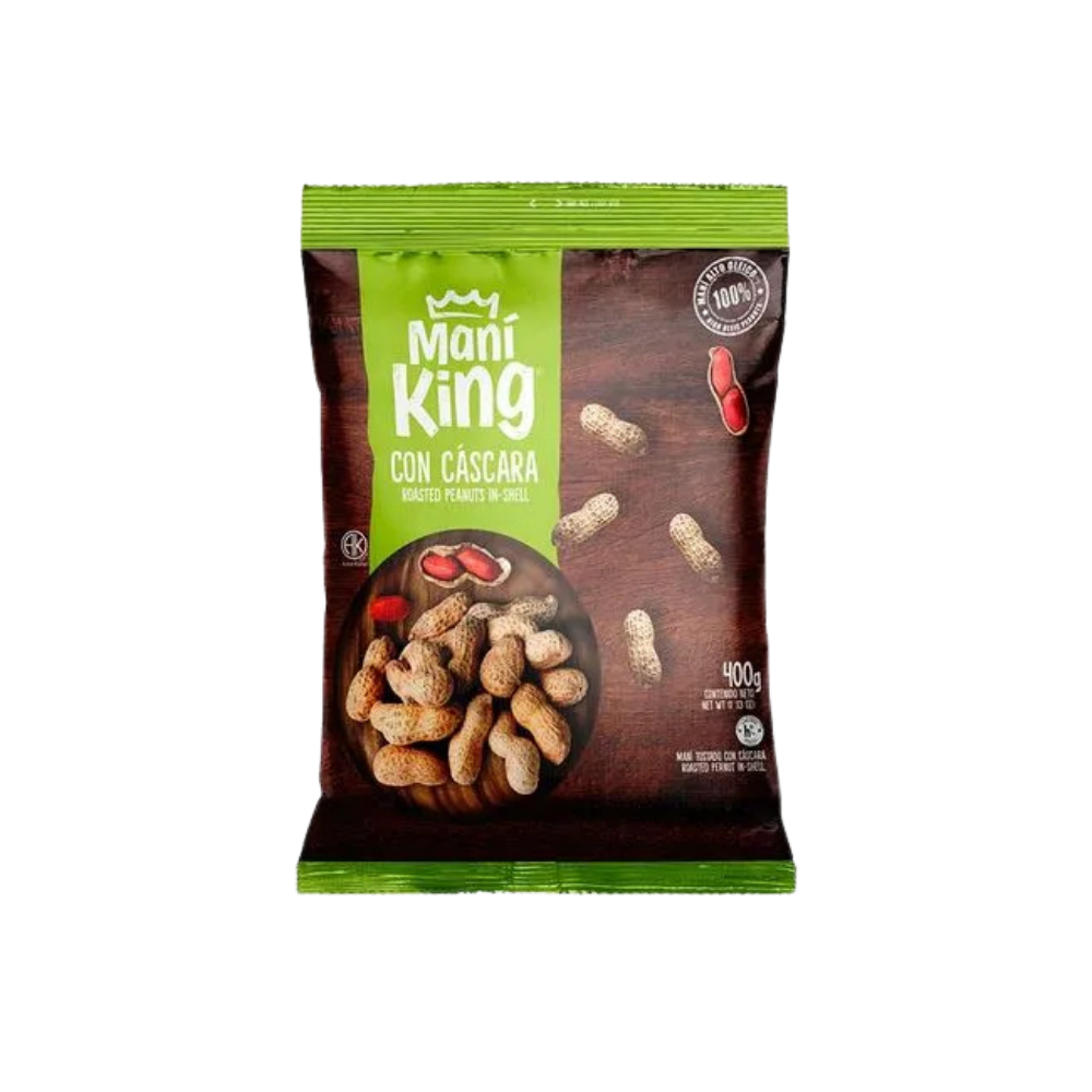 Mani King Tostado con Cascara - 400 gr
