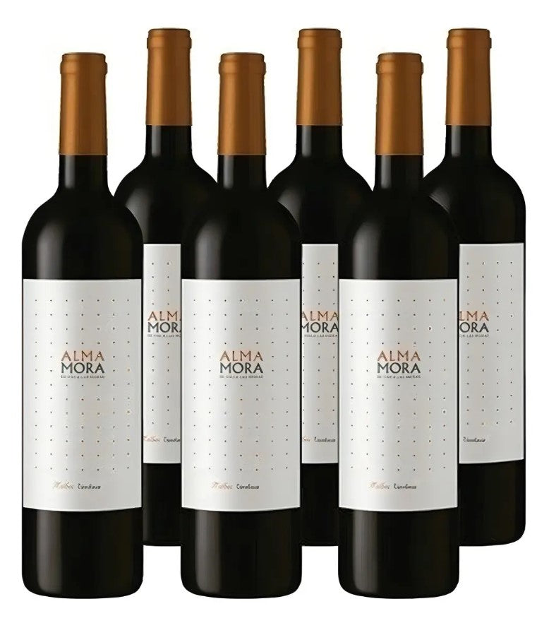 Vino Alma Mora Malbec 750 Ml Caja X6