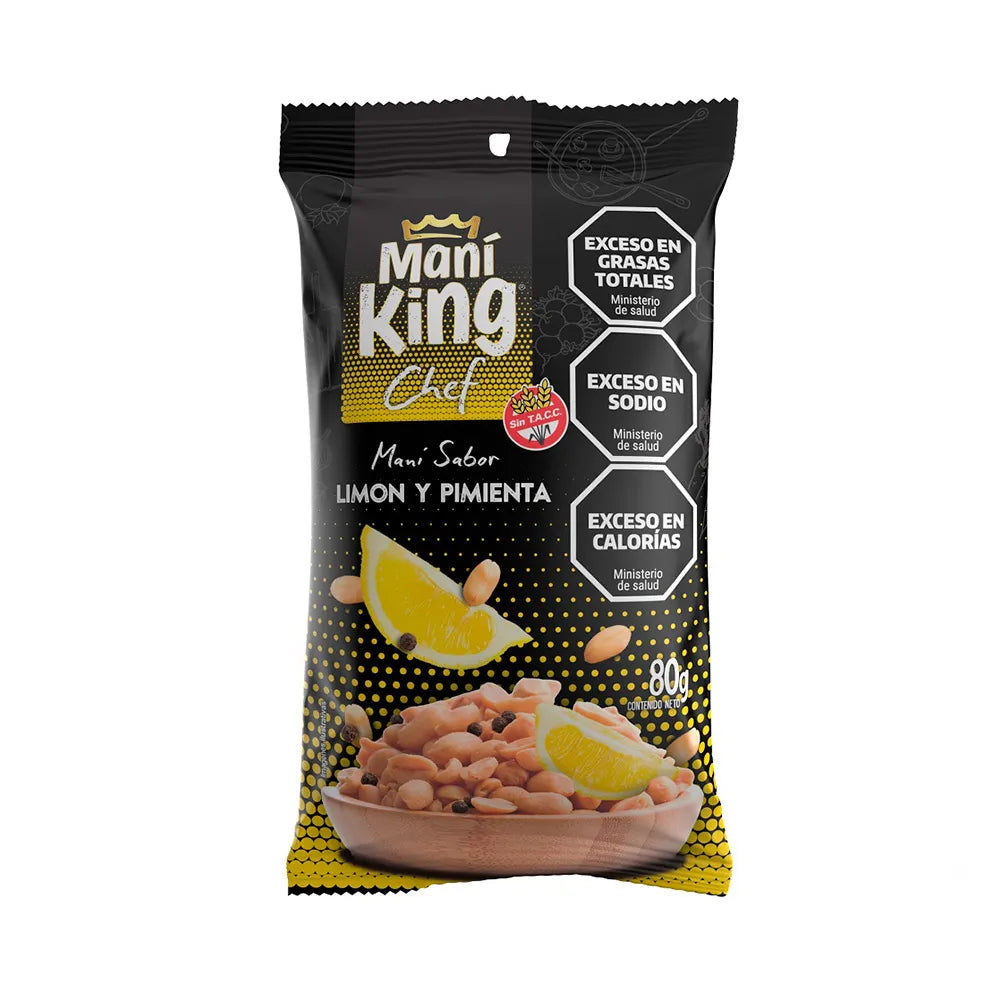 Mani King Limón y Pimienta - 80 gr