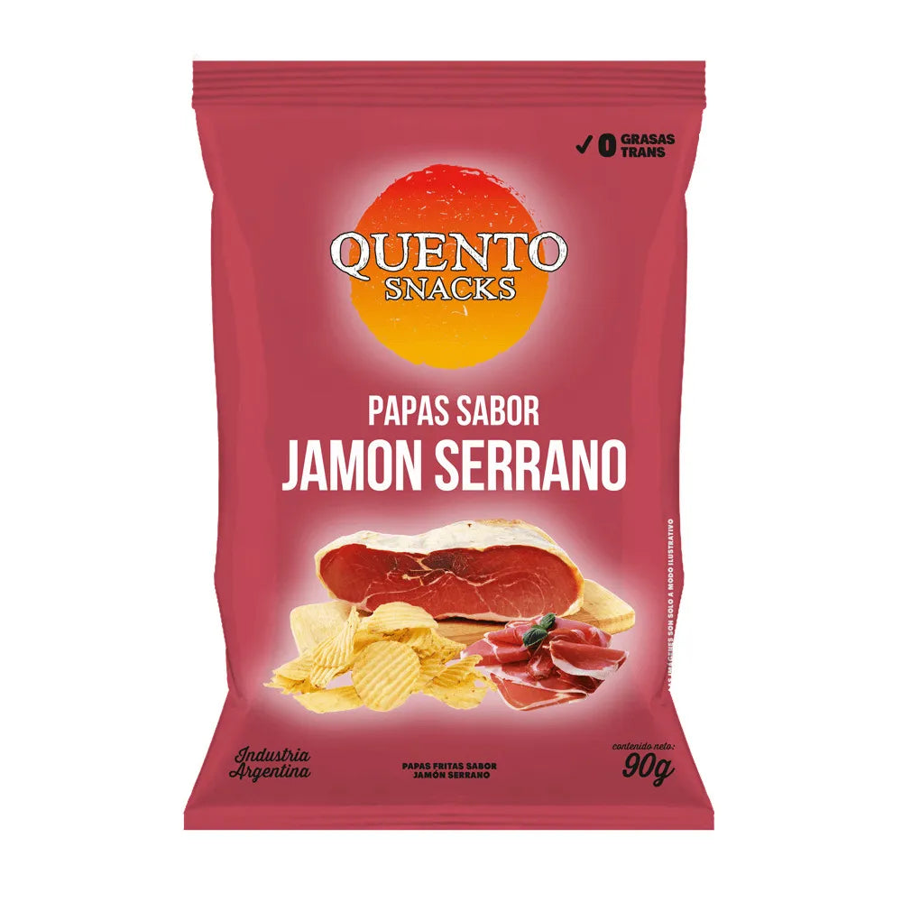 Papas Quento Jamon Serrano - 82 gr