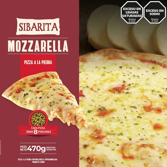 Pizza Sibarita Mozzarella - 470 gr