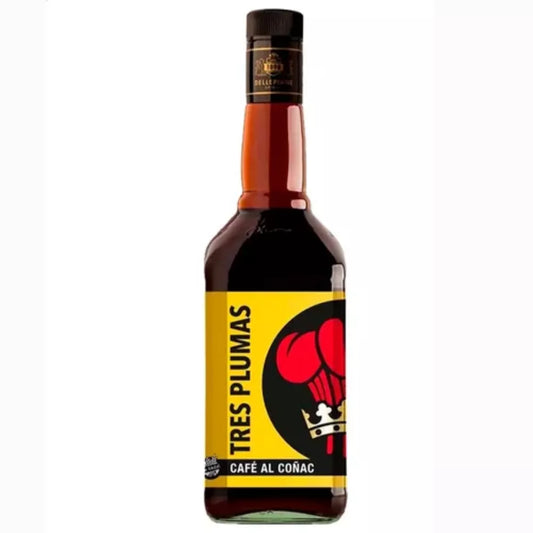 Tres Plumas Licor Café al Coñac - 700 ml