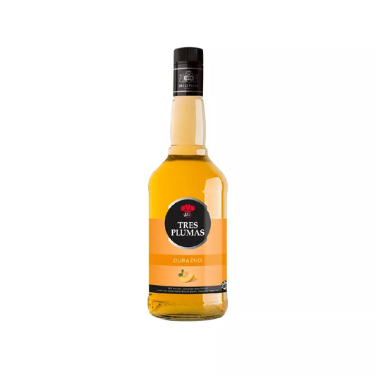 Tres Plumas Licor de Durazno - 700 ml