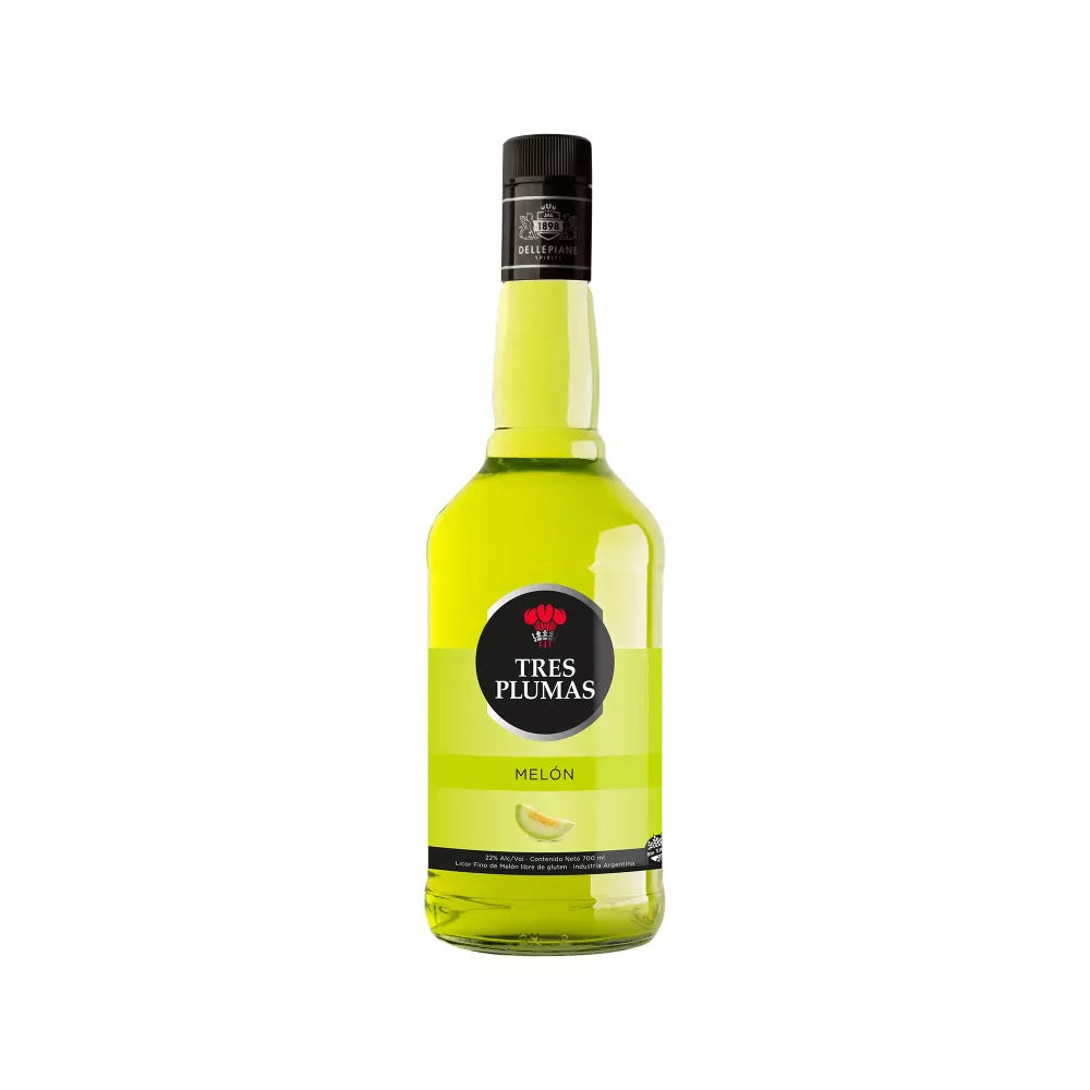 Tres Plumas Licor de Melón - 700 ml