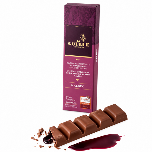 Barra de Chocolate Rellena de Malbec - 47 g